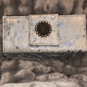Keep it Gypsy Upcycled Lv large wallet